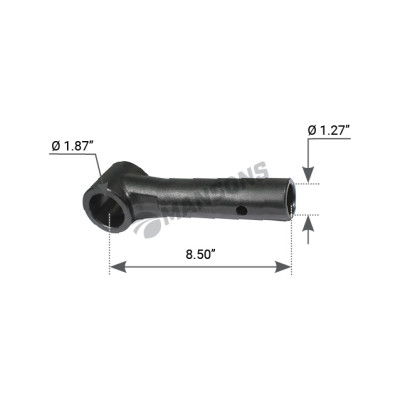 Image of Tube Vario Rod End from MHD. Part number: 10.318