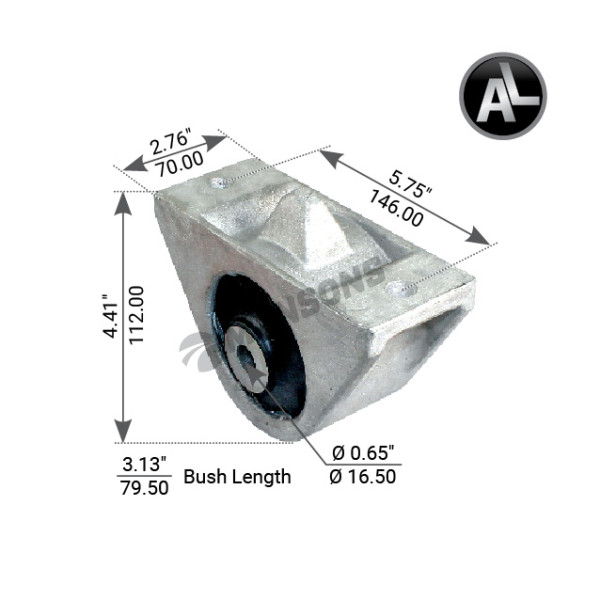 Image of Engine Mount from MHD. Part number: 360.013