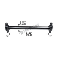 Image of Tubular Torque Rod from MHD. Part number: 360.016