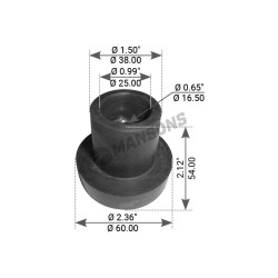 Image of Motor Mount from MHD. Part number: 360.042