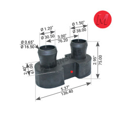 Image of Cabin Mount Bush from MHD. Part number: 360.045