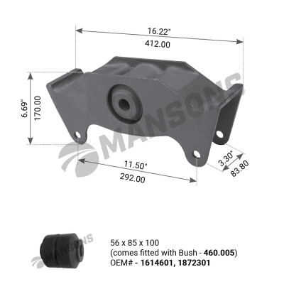 Image of Equalizer Assly. from MHD. Part number: 460.003