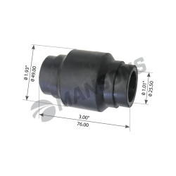 Image of Torque Rod Bush from MHD. Part number: 460.015