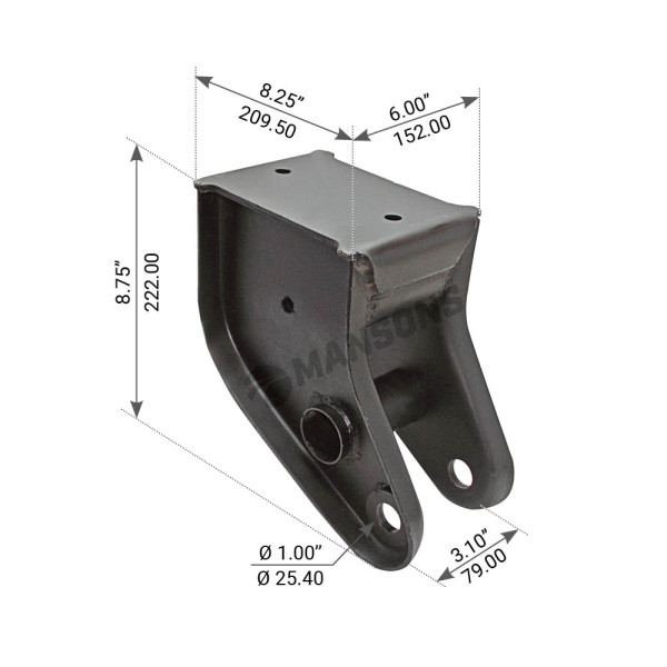 Image of Hanger, Front from MHD. Part number: 460.038