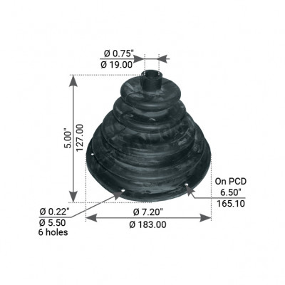 Image of Torque Rod Bush from MHD. Part number: 540.027