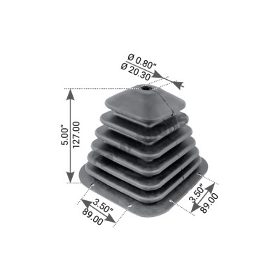 Image of Shifter Boot from MHD. Part number: 540.012