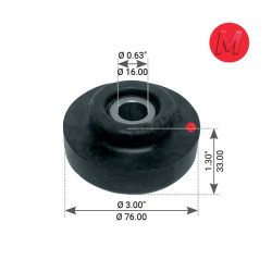 Image of Radiator Mount from MHD. Part number: 540.063