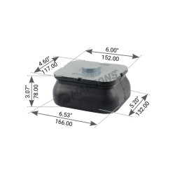 Image of Insulator Pad from MHD. Part number: 560.172