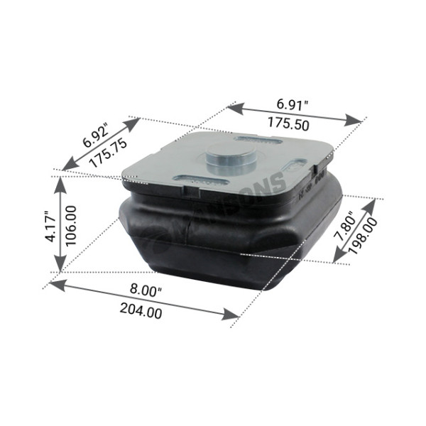 Image of Insulator Pad from MHD. Part number: 560.174