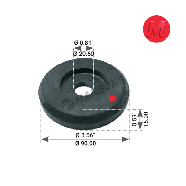 Image of Motor Mount from MHD. Part number: 580.212