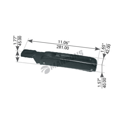 Image of Hood Latch Kit from MHD. Part number: 580.237