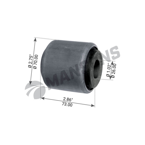 Image of Suspension Bush V Rod from MHD. Part number: 600.135