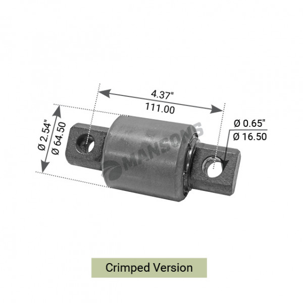 Image of Torque Rod Bush from MHD. Part number: 680.012