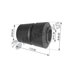 Image of Equaliser Bush from MHD. Part number: 720.013