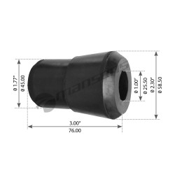 Image of Torque Rod Bush from MHD. Part number: 720.047