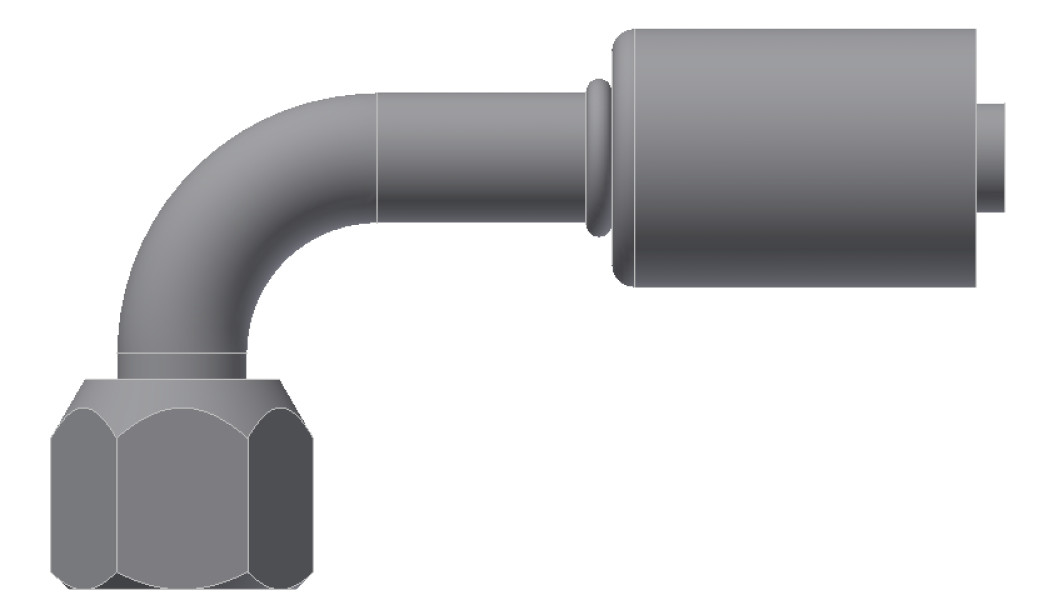 Image of A/C Refrigerant Hose Fitting from Sunair. Part number: SA-52703-12-12S