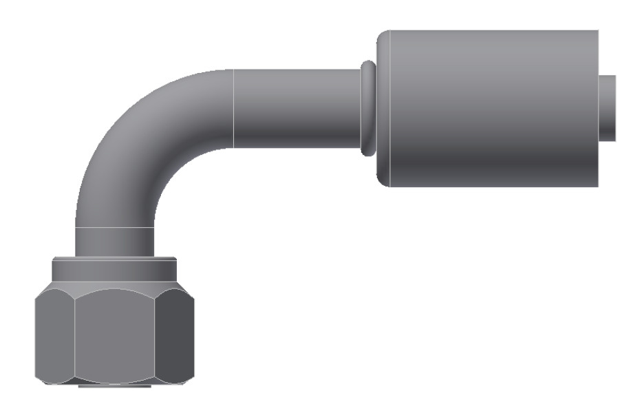 Image of A/C Refrigerant Hose Fitting from Sunair. Part number: SA-52706-06-06S