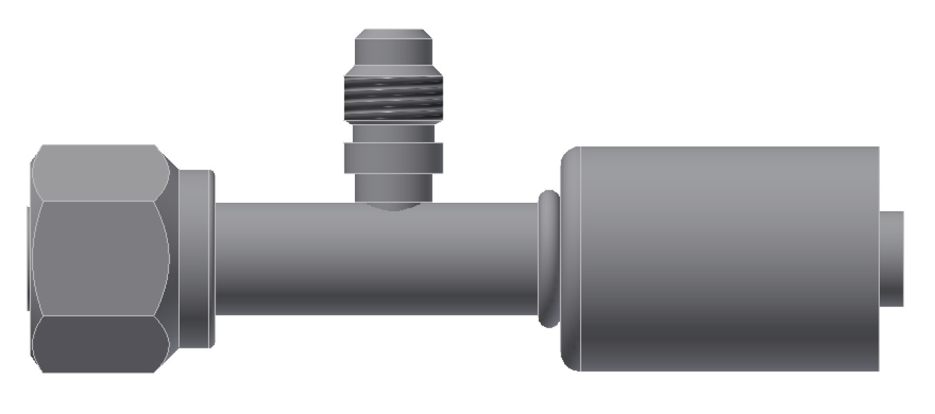 Image of A/C Refrigerant Hose Fitting from Sunair. Part number: SA-52710-06-06S