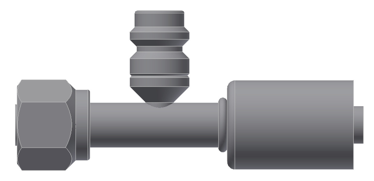 Image of A/C Refrigerant Hose Fitting from Sunair. Part number: SA-52717-10-10S