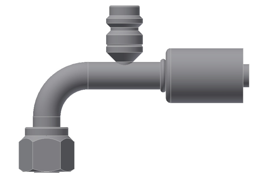 Image of A/C Refrigerant Hose Fitting from Sunair. Part number: SA-52719-10-10S
