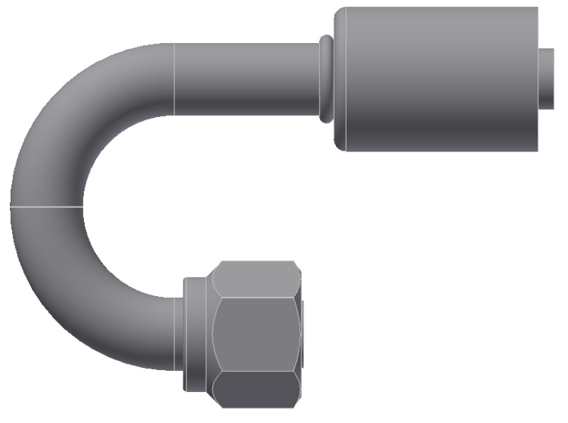 Image of A/C Refrigerant Hose Fitting from Sunair. Part number: SA-52771-06-06S
