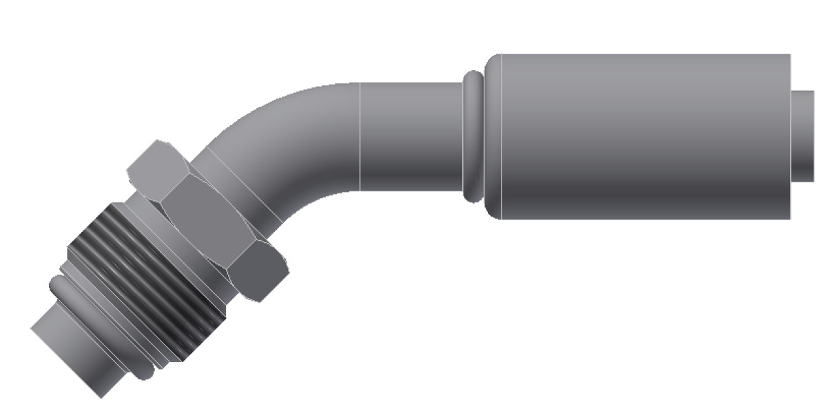 Image of A/C Refrigerant Hose Fitting from Sunair. Part number: SA-53215-08-08S