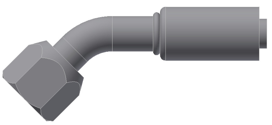 Image of A/C Refrigerant Hose Fitting from Sunair. Part number: SA-53702-06-08S