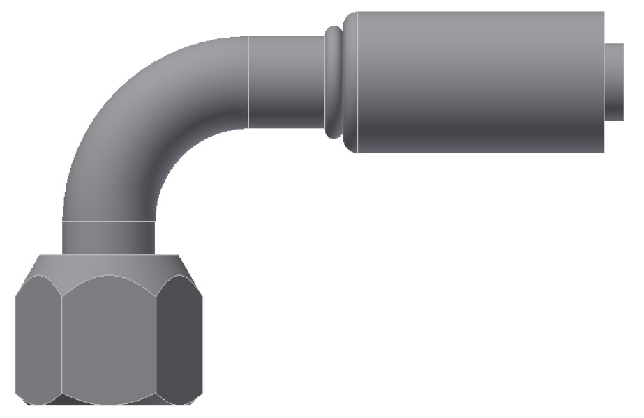 Image of A/C Refrigerant Hose Fitting from Sunair. Part number: SA-53703-10-12S