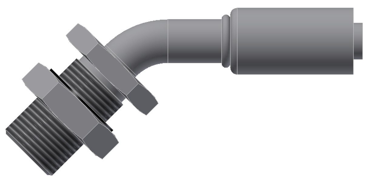 Image of A/C Refrigerant Hose Fitting from Sunair. Part number: SA-53760-12-14S