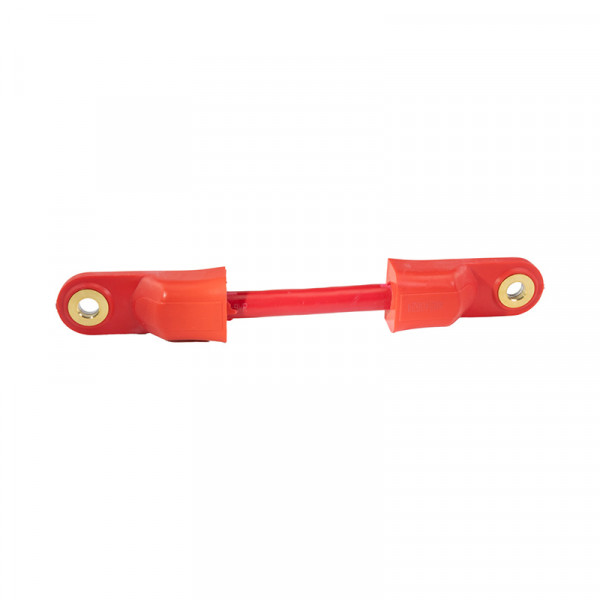 Image of BATTERY CABLE 1/0GA 8" RED from World American. Part number: WA06-1010