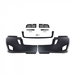 Image of 2-Piece Plastic Bumper Cover for Freightliner Cascadia, With Fog Lamp from World American. Part number: WA128-0021