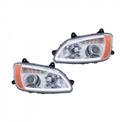 Image of HEADLAMP ASSY L/R SET KW from World American. Part number: WA128-7038
