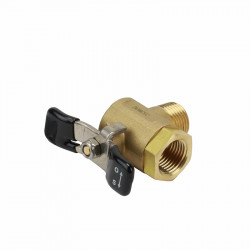Image of BALL VALVE 1/2MNPT-1/2FNPT 90D from World American. Part number: WA131L2443