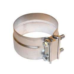 Image of 5" ALUM. PREFORMED BAND CLAMP from World American. Part number: WA13322A500