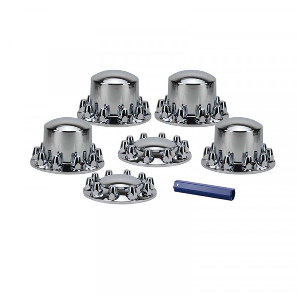 Image of WHEEL HUB CAP (COVER) CHRM KIT from World American. Part number: WA14-5074