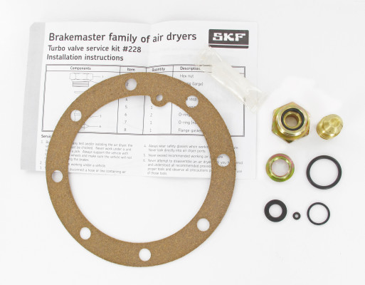 Image of Air Dryer Valve Kit from SKF. Part number: 228