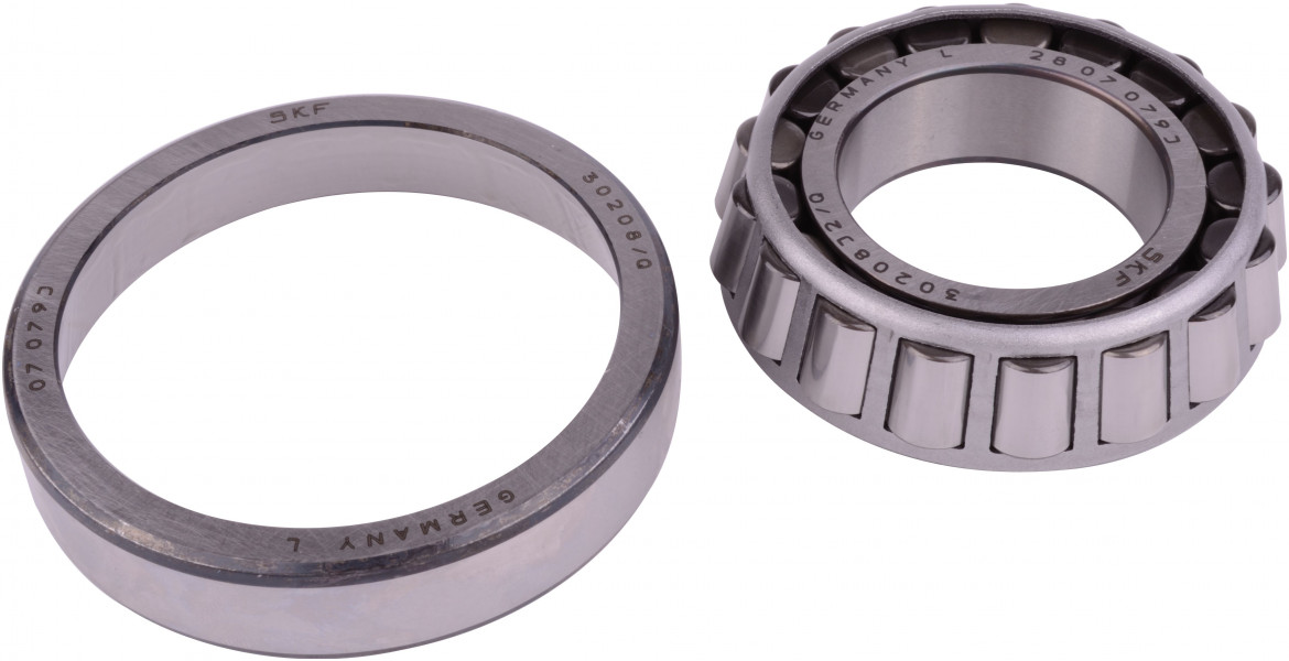 Image of Tapered Roller Bearing Set (Bearing And Race) from SKF. Part number: BR30208