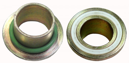 Image of A/C Refrigerant Hose Fitting - Tube-O to Rotolock Adapter from Sunair. Part number: 091-913