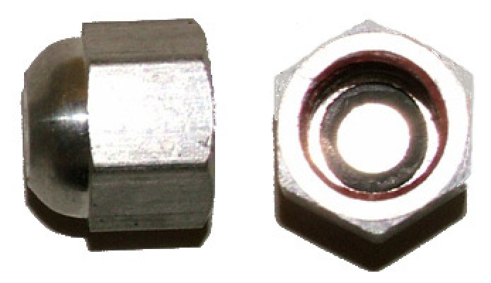 Image of A/C Service Valve Cap - DISABLER PORT CAP 1/4" ALUMINUM from Sunair. Part number: 091-A5050