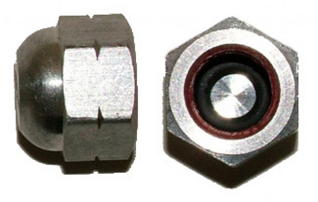 Image of A/C Service Valve Cap - DISABLER PORT CAP 3/16" ALUMINUM from Sunair. Part number: 091-A5055