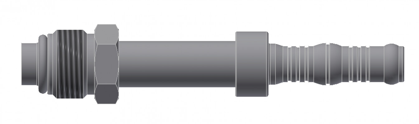 Image of A/C Refrigerant Hose Fitting - O-RING MALE SWIVEL, STRAIGHT from Sunair. Part number: BC-54213-06-06