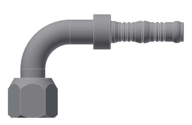 Image of A/C Refrigerant Hose Fitting - 90uc0u65533  Fem Flare Steel Ftg Kit from Sunair. Part number: BC-54703-04-06K