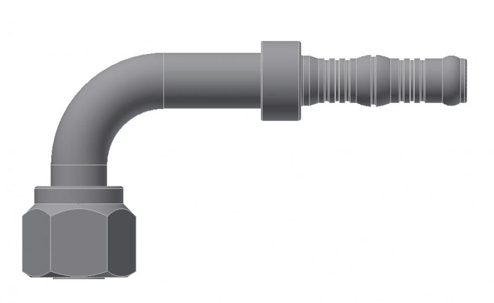 Image of A/C Refrigerant Hose Fitting - 90uc0u65533  Fem O-ring Steel Ftg Kit from Sunair. Part number: BC-54706-05-06K