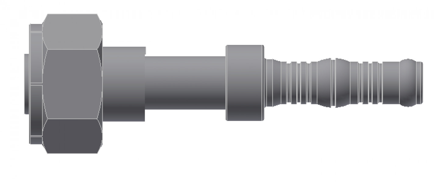 Image of A/C Refrigerant Hose Fitting - Strt Fem Tube-o Steel Ftg Kit from Sunair. Part number: BC-54707-10-08K