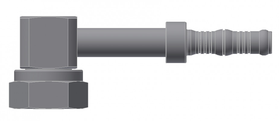 Image of A/C Refrigerant Hose Fitting - 90uc0u65533  Fem Tube-o Steel Ftg Kit from Sunair. Part number: BC-54709-10-08K