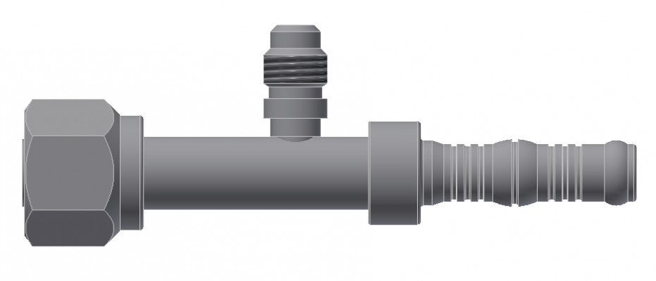 Image of A/C Refrigerant Hose Fitting - O-RING FEMALE SWIVEL, STRAIGHT from Sunair. Part number: BC-54710-08-06