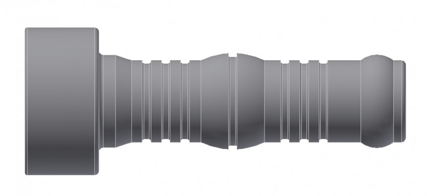 Image of A/C Refrigerant Hose Fitting - Braze-on Hose Insert - Lifesaver Steel Ftg Kit from Sunair. Part number: BC-54743-06-06K