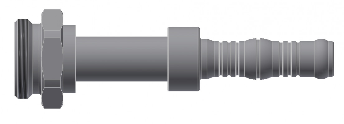 Image of A/C Refrigerant Hose Fitting - QUICK DISCONNECT CONNECTION from Sunair. Part number: BC-54747-08-06