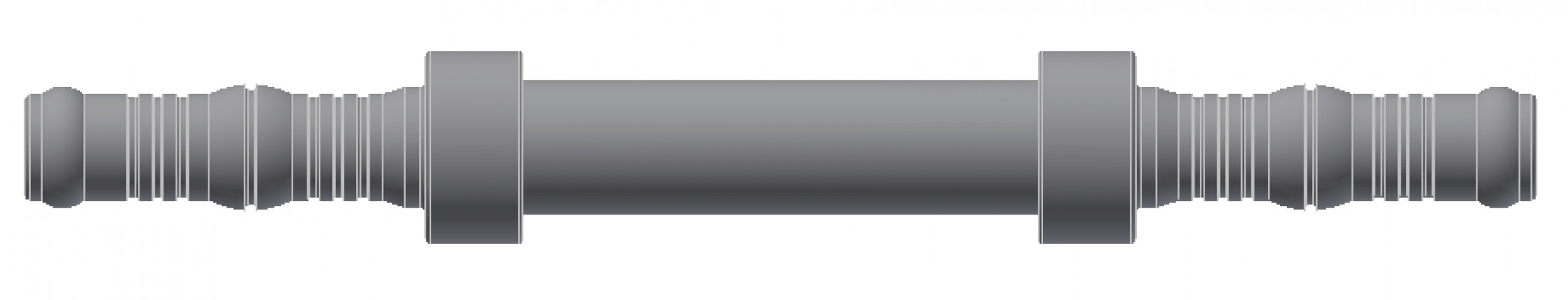 Image of A/C Refrigerant Hose Fitting - IN-LINE SPLICER, STRAIGHT from Sunair. Part number: BC-8753-06-06