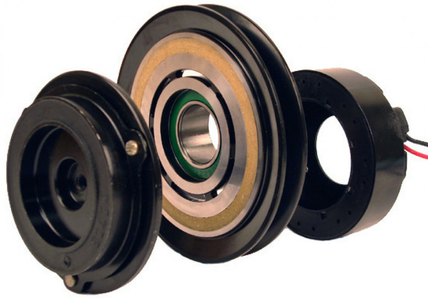 Image of A/C Compressor Clutch - Fits Denso Compressor from Sunair. Part number: CA-100BW